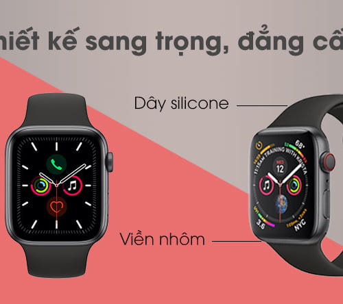 apple watch s5 lte 44mm vien nhom day cao su den1