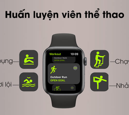 apple watch s5 lte 44mm vien nhom day cao su den2