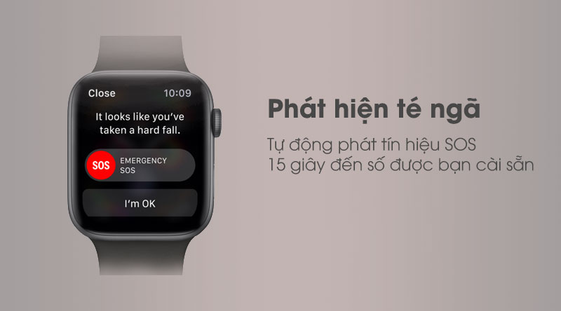 apple watch s5 lte 44mm vien nhom day cao su den7