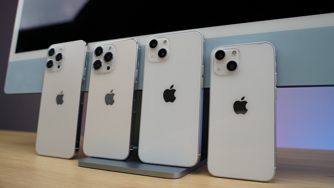 Hình ảnh rò rỉ 4 chiếc iPhone 13 tại Việt Nam 3 mo hinh iphone 13 2